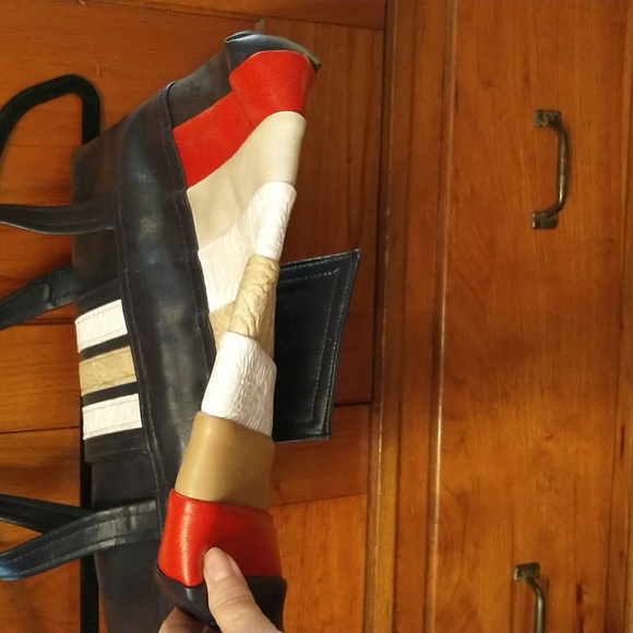 Rare: Vintage - 1970s - Swafford Vinyl Handbag - Picture 3 of 8